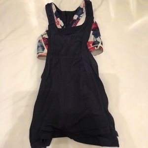 RARE lululemon tank with built in bra